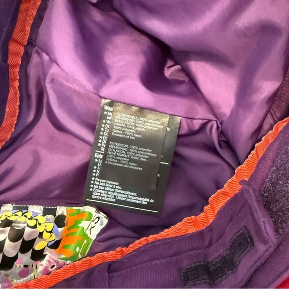 Burton Womens Pink Ski Snow Winter Snowboard Pants Snowsuit Suit Bibs Ladies XS - Picture 6 of 11